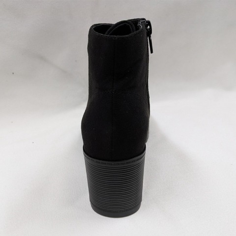 レディース【S～L】　起毛レースアップショートブーツ（CHIP CLIP）