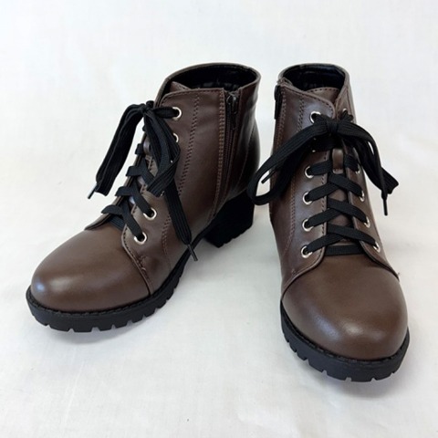 レディース　レースアップショートブーツ（CHIP　CLIP）