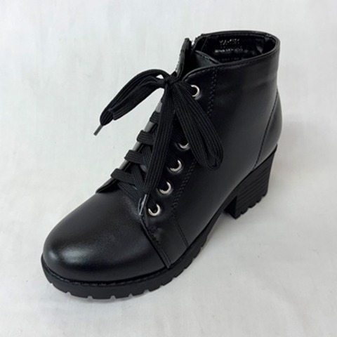 レディース　レースアップショートブーツ（CHIP　CLIP）