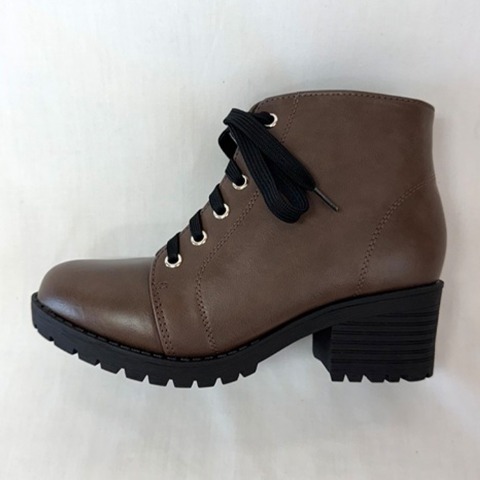 レディース　レースアップショートブーツ（CHIP　CLIP）