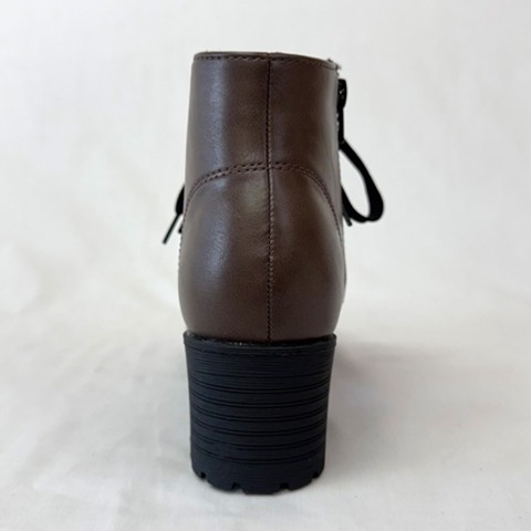 レディース　レースアップショートブーツ（CHIP　CLIP）