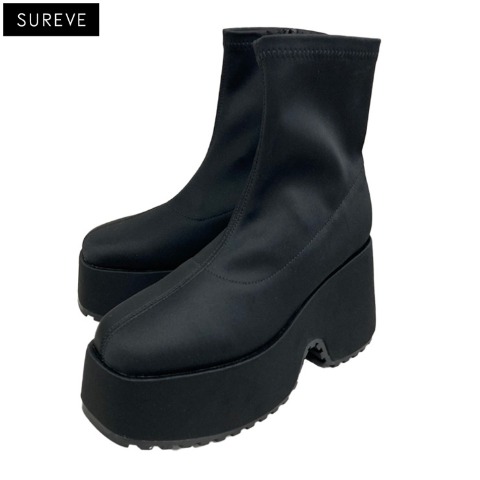 レディース　厚底ストレッチブーツ（SUREVE）