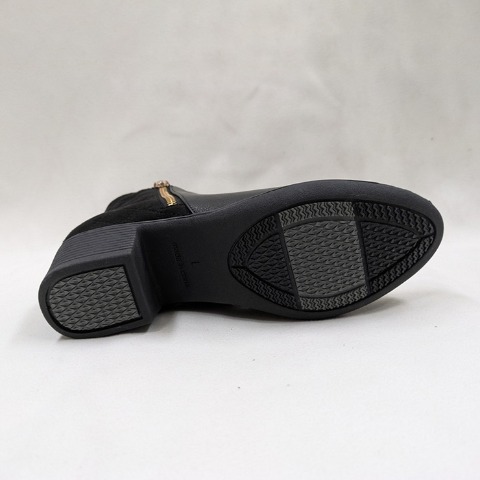 レディース【M～3L】　防滑キルト切替ショートブーツ