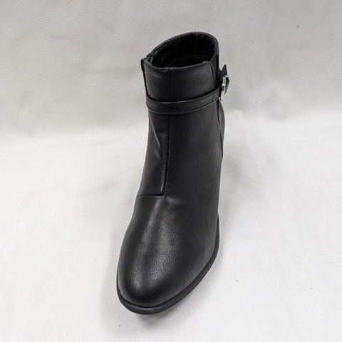 レディース【M～3L】　防滑サイドベルトショートブーツ