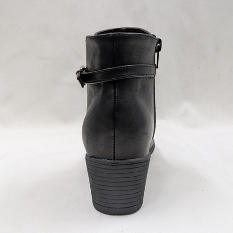 レディース【M～3L】　防滑サイドベルトショートブーツ