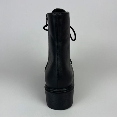 レディース【M～LL】　防滑レースアップショートブーツ