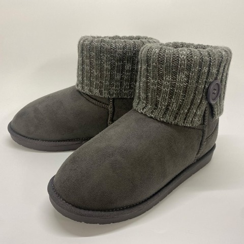 レディース【M～3L】　ニットボアブーツ