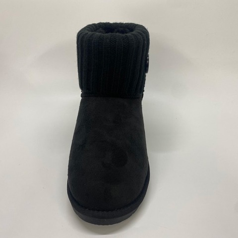 レディース【M～3L】　ニットボアブーツ