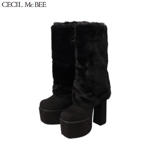 レディース　ヒールロングブーツ（CECIL McBEE）