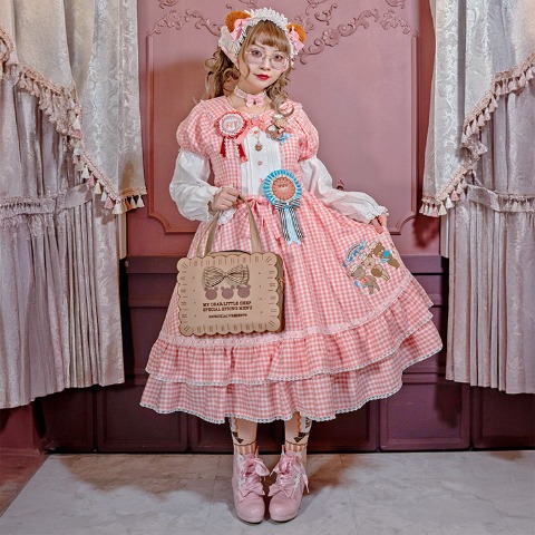 レディース【S～L】　リボンストームショートブーツ（CHIP CLIP×五月アイ）