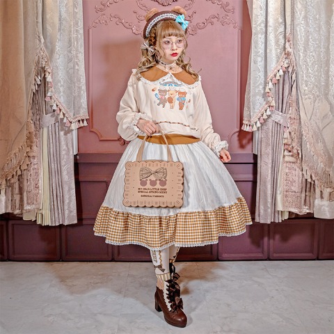 レディース【S～L】　リボンストームショートブーツ（CHIP CLIP×五月アイ）