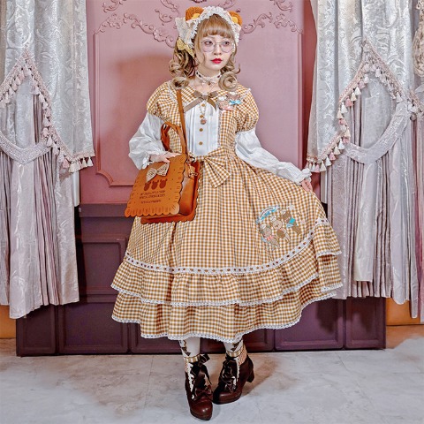 レディース【S～L】　リボンストームショートブーツ（CHIP CLIP×五月アイ）