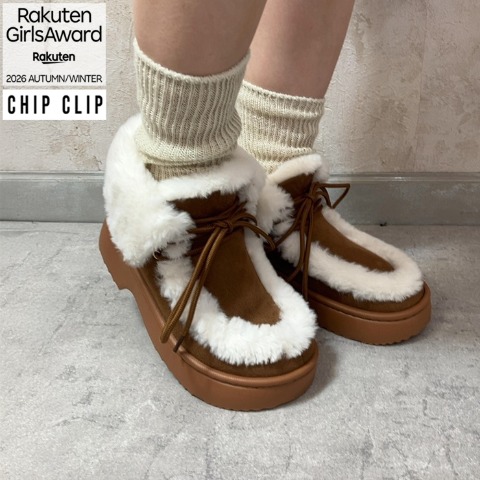 レディース　軽量ボアブーツ（CHIP CLIP）