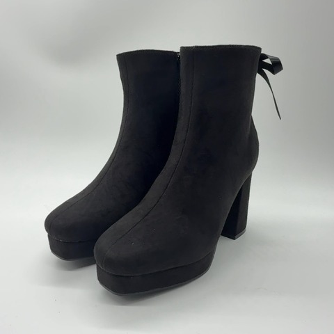 レディース　バックレースアップショートブーツ（CHIP CLIP）