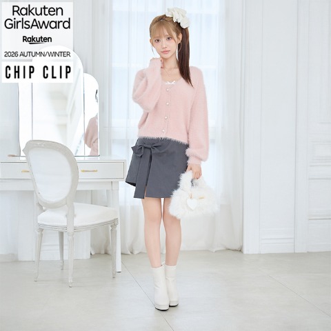 レディース　バックレースアップショートブーツ（CHIP CLIP）