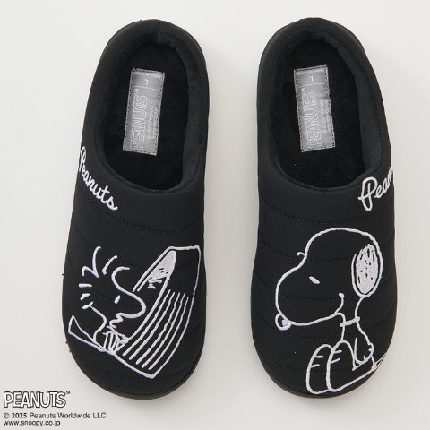 レディース　刺しゅう入サボサンダル（PEANUTS）