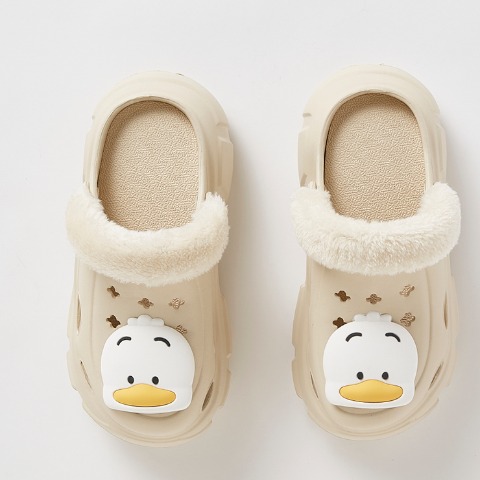 レディース　ボアベルト付EVAサンダル（あひるのペックル）