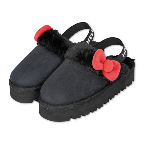 レディース　バックバンド付ボアサンダル（ハローキティ）