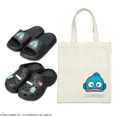 レディース　サンリオキャラクターズハッピーバッグ3点セット（ハンギョドン）