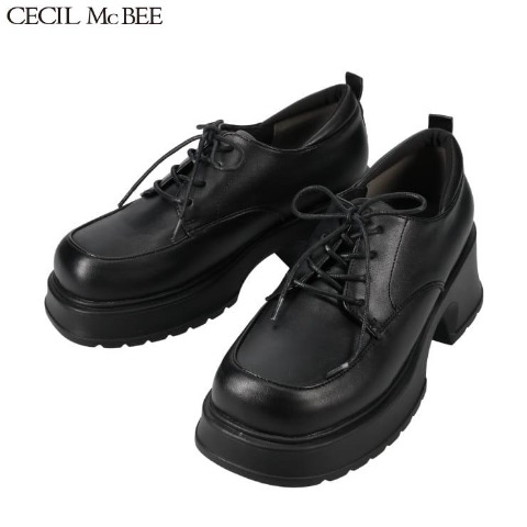 レディース　レースアップヒールマニッシュシューズ（CECIL McBEE）
