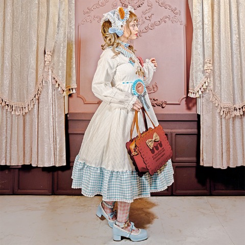 レディース【S～L】　リボンストームパンプス（CHIP CLIP×五月アイ）