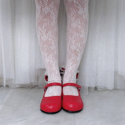 レディース【S～L】　ヒールリボンパンプス（まゆろん×majoretty）