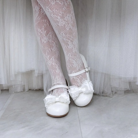 レディース【S～L】　ヒールリボンパンプス（まゆろん×majoretty）