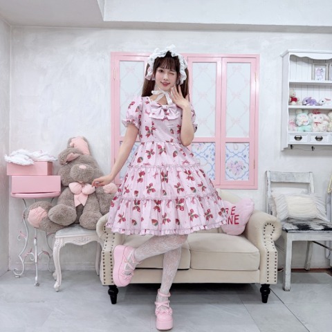 レディース【S～L】　厚底リボンパンプス（まゆろん×majoretty）