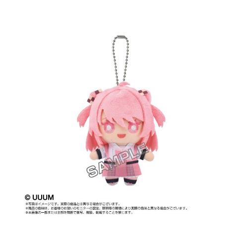 Chibiぬいマスコット（カラフルピーチ）