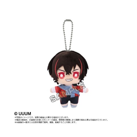 Chibiぬいマスコット（カラフルピーチ）