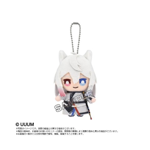 Chibiぬいマスコット（カラフルピーチ）