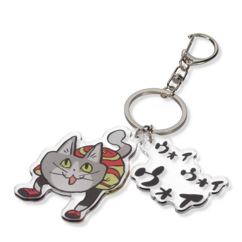 2連アクリルチャーム（仕事猫）