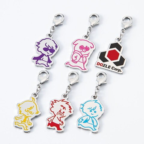 ファスナーチャーム6点セット（ドズル社）