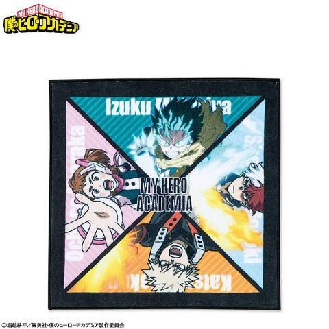 ミニタオル 雄英高校ヒーロー科1年A組（TVアニメ『僕のヒーローアカデミア』）