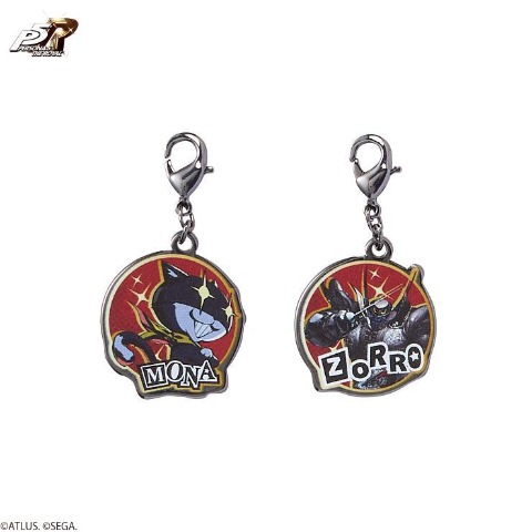 ファスナーチャーム2点セット（ペルソナ５ ザ・ロイヤル）