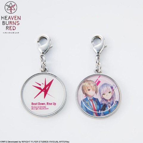 ファスナーチャーム2点セット（ヘブンバーンズレッド）