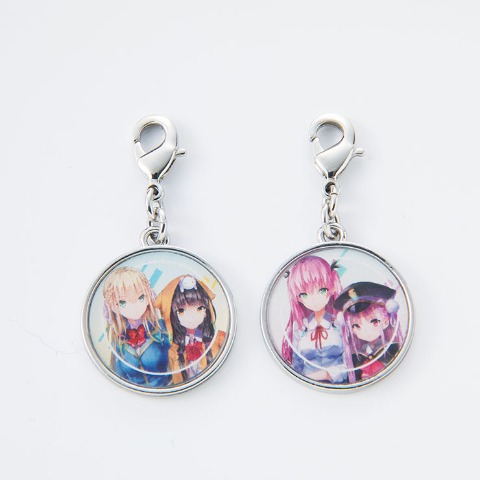 ファスナーチャーム2点セット（ヘブンバーンズレッド）