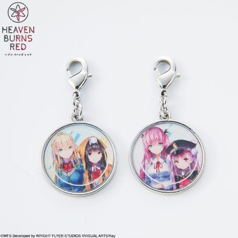 ファスナーチャーム2点セット（ヘブンバーンズレッド）