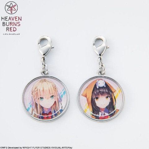 ファスナーチャーム2点セット（ヘブンバーンズレッド）