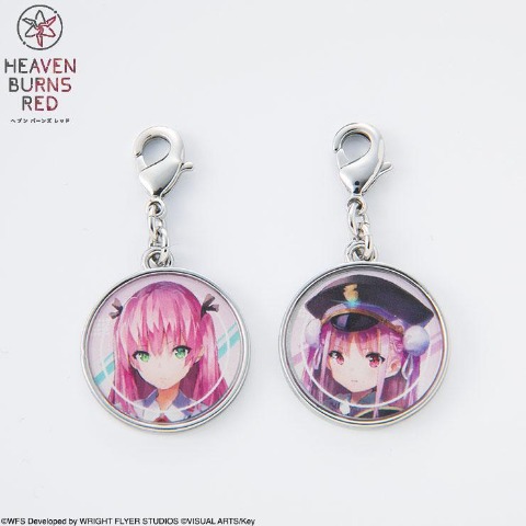 ファスナーチャーム2点セット（ヘブンバーンズレッド）