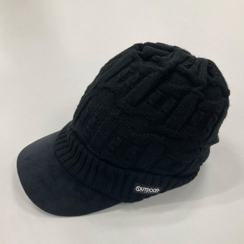 つば付ニットキャスケット（OUTDOOR）