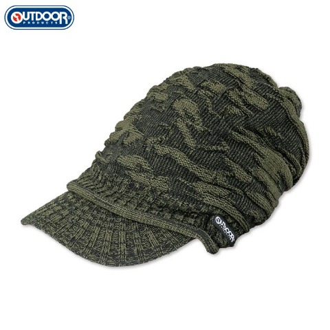つば付ニットキャスケット（OUTDOOR）