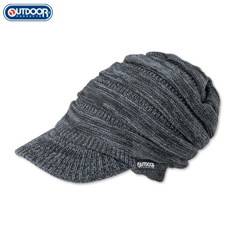 つば付ニットキャスケット（OUTDOOR）