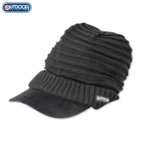 つば付ニットキャスケット（OUTDOOR）