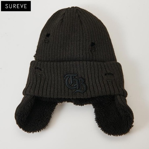 耳付ニットワッチ（SUREVE） グレー 212