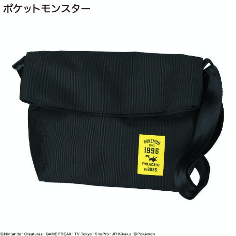 口折れショルダーバッグ（ピカチュウ）