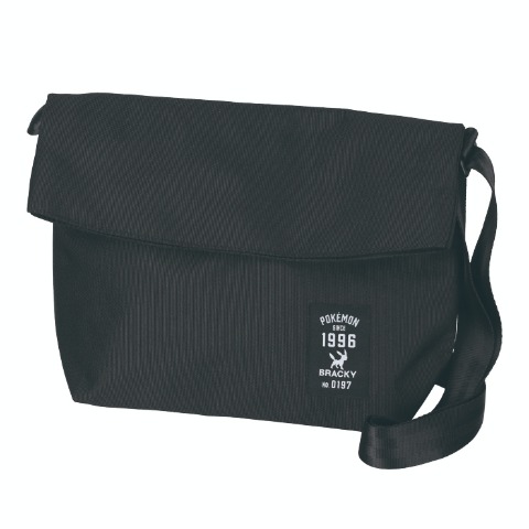 口折れショルダーバッグ（ブラッキー）