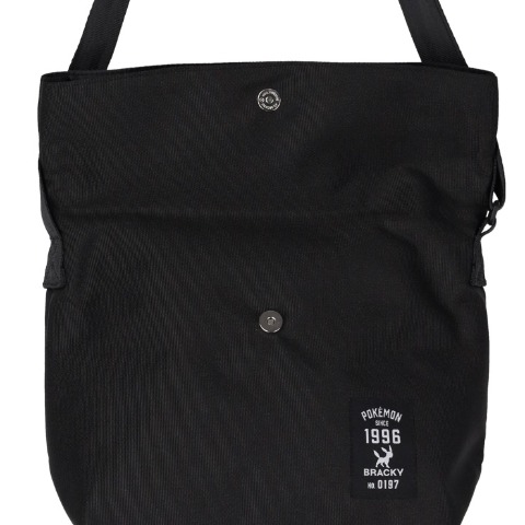 口折れショルダーバッグ（ブラッキー）