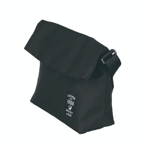 口折れショルダーバッグ（ブラッキー）