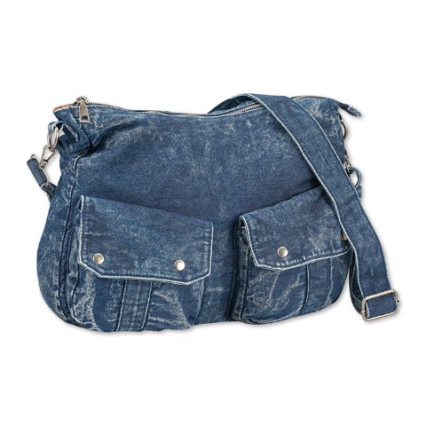 デニムショルダーバッグ